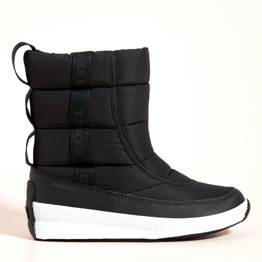 Sorel ‘Out n About’ Puffy Waterproof Mid Booties.